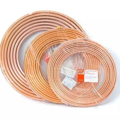 ASTM B280 Cewka do rur miedzianych 3/8 &quot;50FT / rolka C10920 Cu