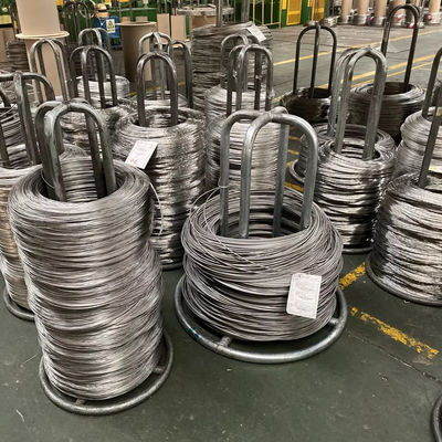 Drut sprężynowy ze stali nierdzewnej 316 o średnicy 500 mm, twardy, jasny ASTM A582