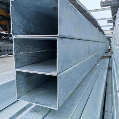 Ocynkowane kwadratowe prostokątne rury stalowe Hot Dip Hollow Section Greenhouse
