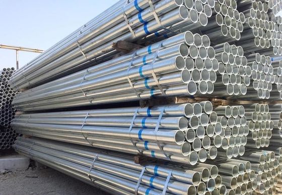 5,0 mm ocynkowana spawana rura stalowa zanurzana na gorąco, okrągła 600 g / m2