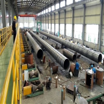 Spawana stalowa rura o dużej średnicy 16Mn 20 # Q345 X46 ASTM JIN
